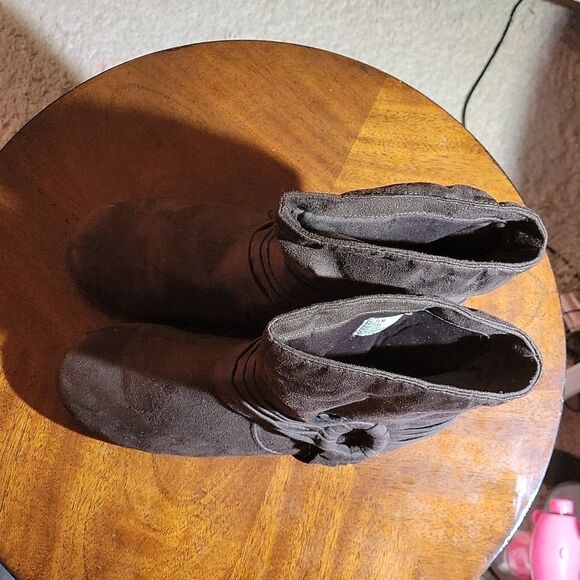 RAMPAGE SLOUCHY FIT SUEDE  ANKLE BOOTS R3 - Picture 11 of 13